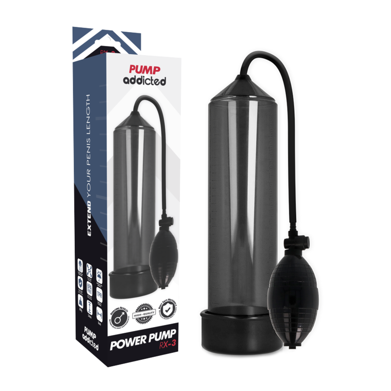 Pump Addicted RX3 — pompe à érection transparente, vue 2
