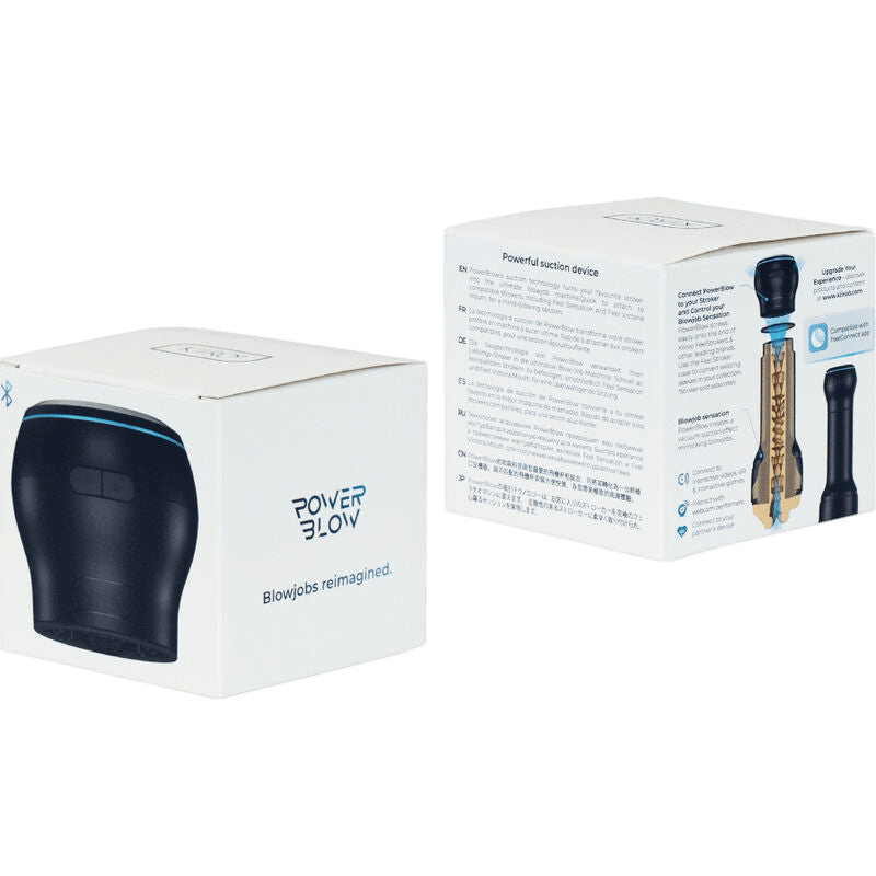 Système de succion interactif Kiiroo PowerBlow noir - Vue principale - MANJOY