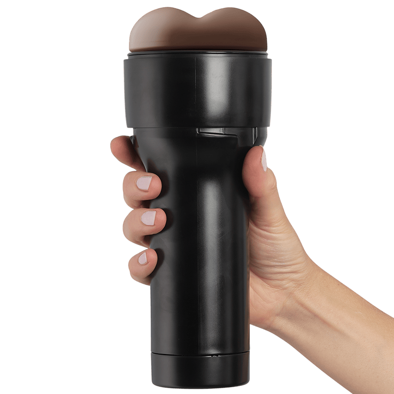 Masturbateur réaliste brun Kiiroo Feel Stroker - Écosystème interactif Kiiroo 3 - MANJOY
