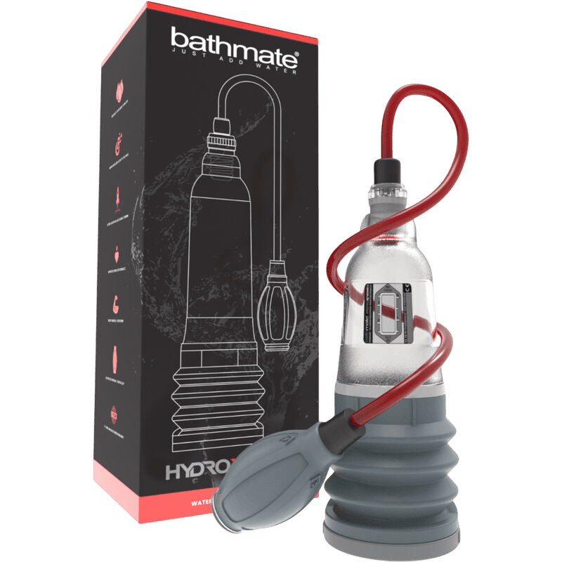 Hydropompe de précision Bathmate Hydroxtreme 3 Clear - Packaging et accessoires de luxe - MANJOY