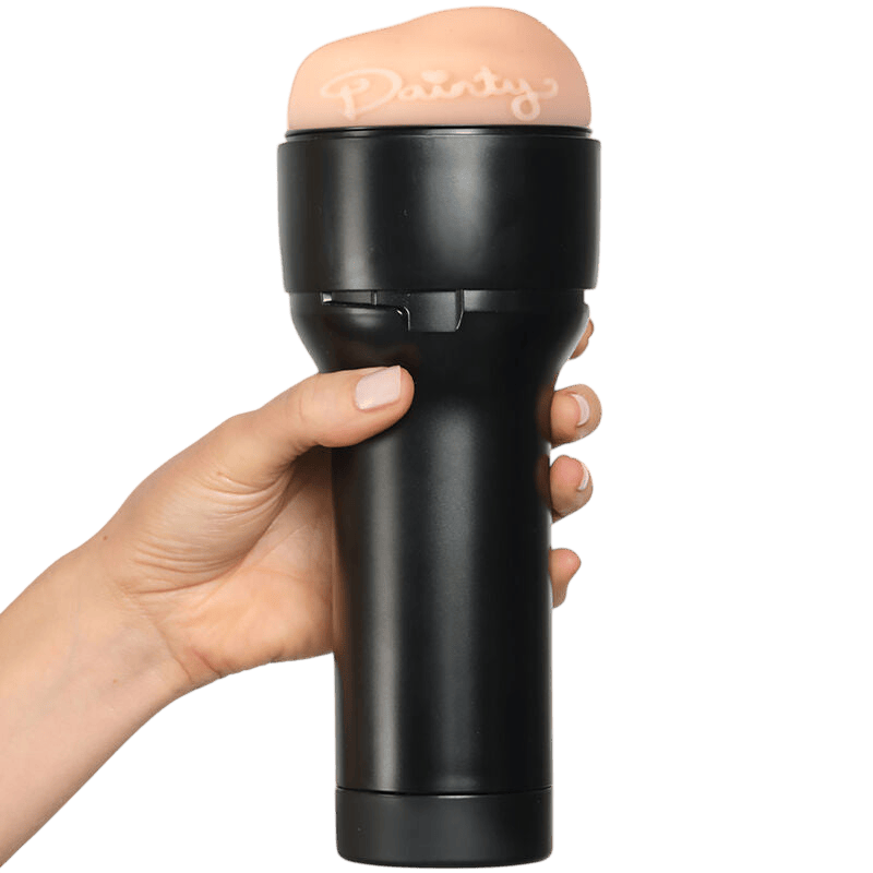 Masturbateur réaliste Kiiroo Dainty Wilder luxe - Mise en situation Dark Luxury 3 - MANJOY