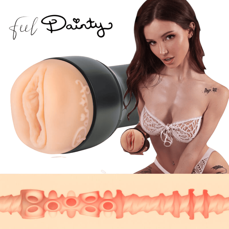 Masturbateur réaliste Kiiroo Dainty Wilder luxe - Mise en situation Dark Luxury 4 - MANJOY