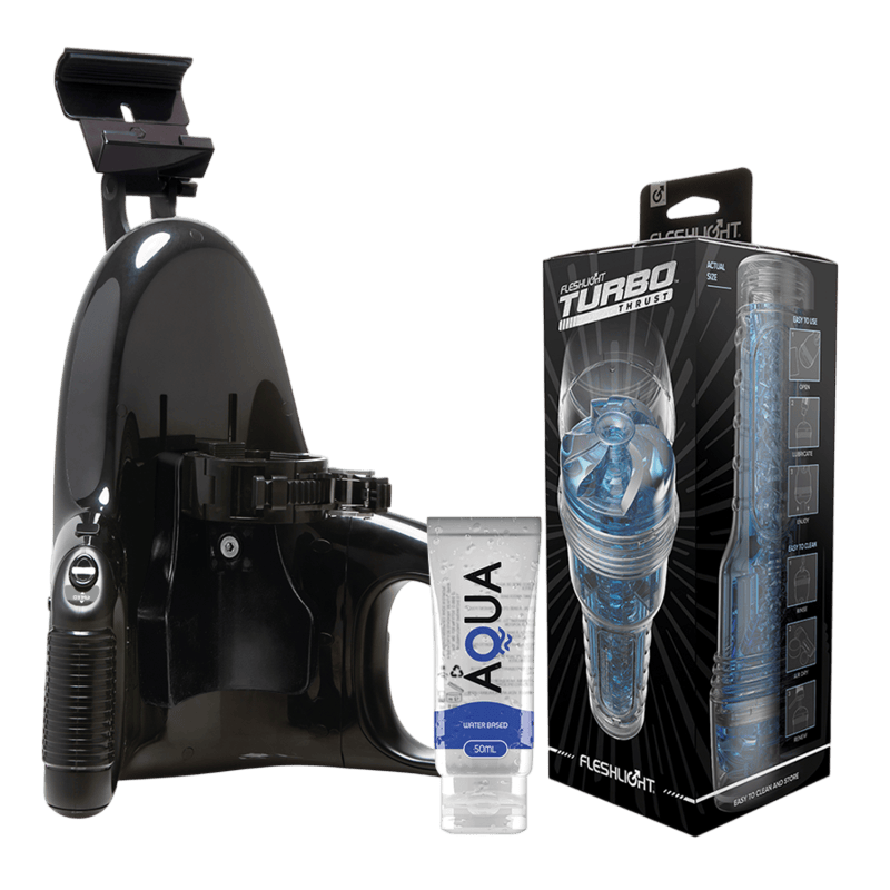 masturbateur-transparent-aspiration-turbo-thrust-fleshlight-launch-packaging-luxe-star - Boîte et Branding - MANJOY