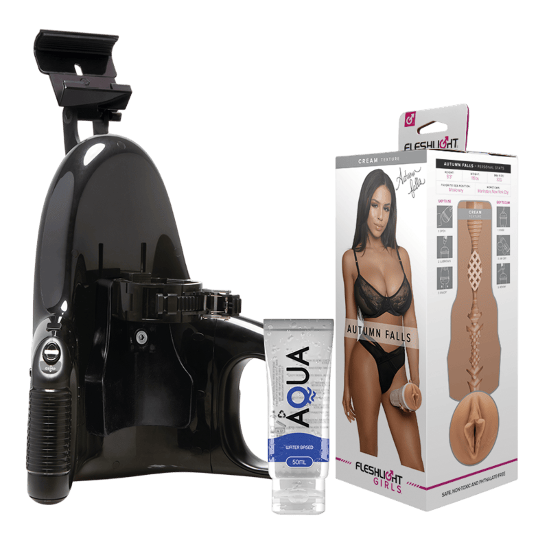 masturbateur-latina-autumn-falls-cream-texture-fleshlight-universal-launch-systeme-automatique-launch - Zoom sur les contrôles - MANJOY