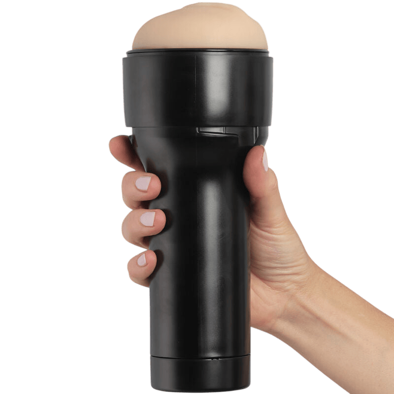 Masturbateur réaliste noir Kiiroo Feel Stroker - Mise en situation Dark Luxury 1 - MANJOY