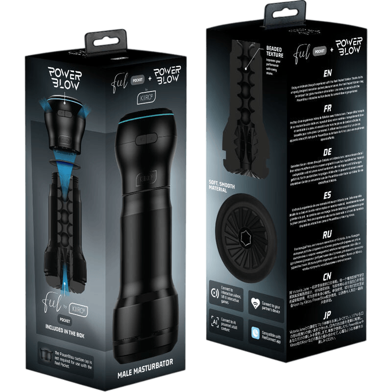 Pack interactif Kiiroo PocketBlow succion luxe - Présentation de la collection Stars - MANJOY