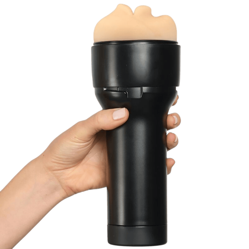 Masturbateur buccal réaliste Kiiroo noir luxe - Présentation de la collection Stars - MANJOY