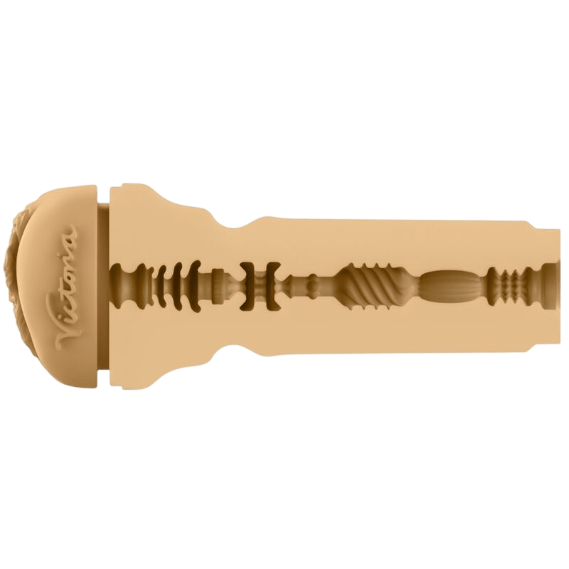 Masturbateur réaliste noir Kiiroo Victoria June - Écosystème interactif Kiiroo 3 - MANJOY