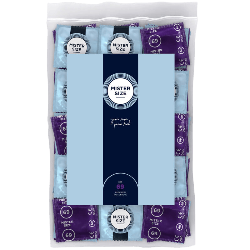 Préservatifs Mister Size 69mm boîte de 100 - Vue principale - MANJOY
