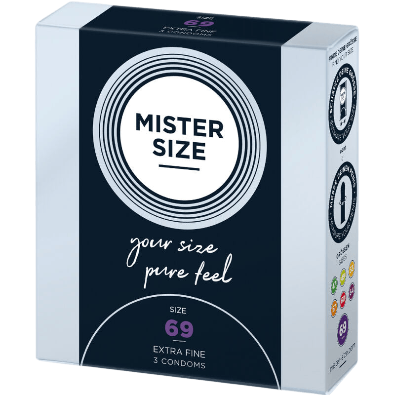 Préservatifs Mister Size 69mm boîte de 3 - Vue principale - MANJOY