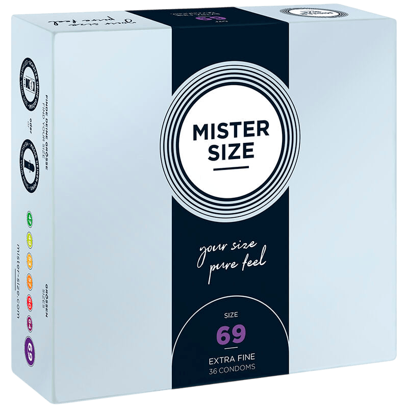 Préservatifs Mister Size 69mm boîte de 36 - Vue principale - MANJOY