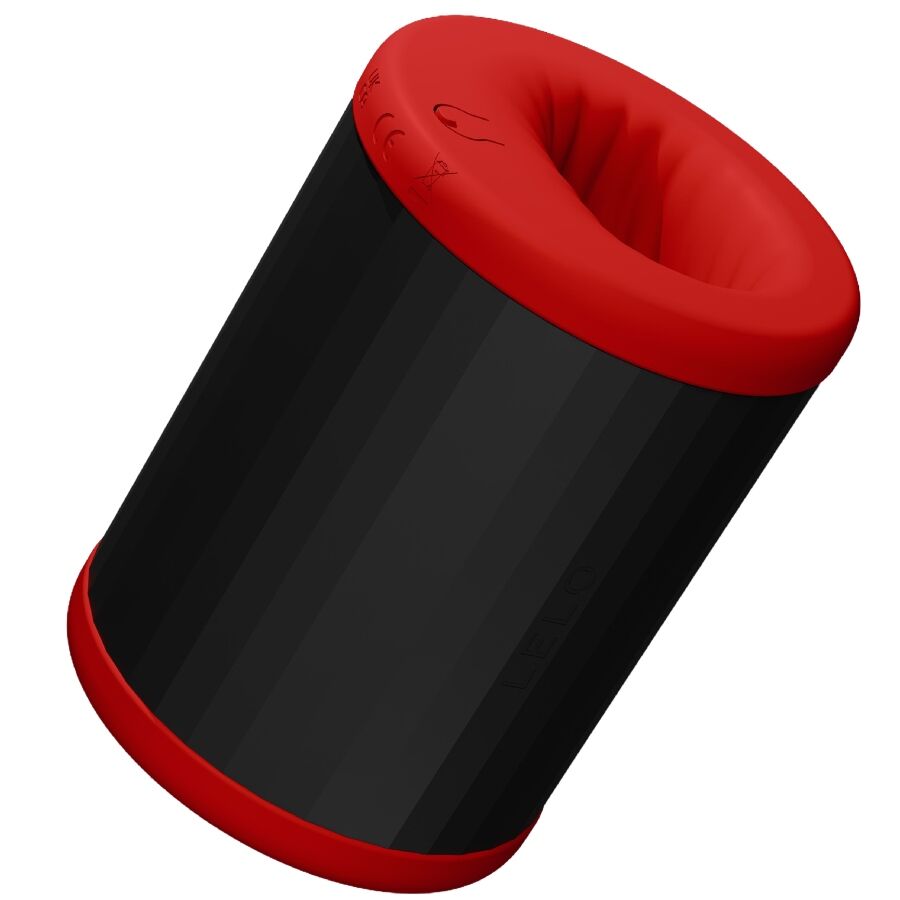 LELO | F2S Double Sonic Teal Rouge | Masturbateur Ouvert