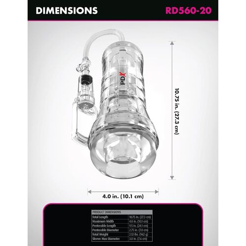 PDX Elite ViewTube Vac XXL boite
