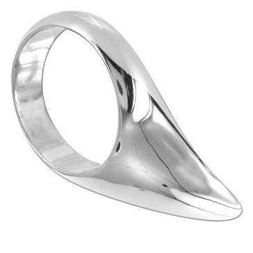 Metal Hard | Cockring Goutte 45mm | L'Endurance Sculptée