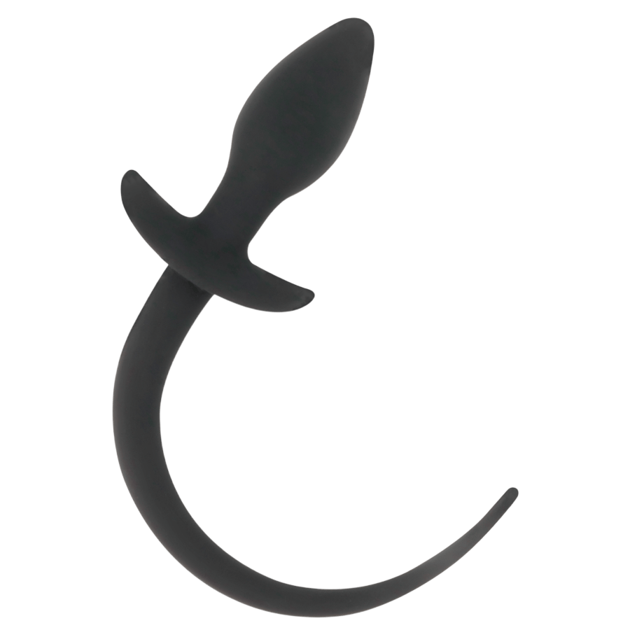 Plug anal XL silicone noir 28cm Darkness massage prostatique - Mise en situation premium 1 - MANJOY