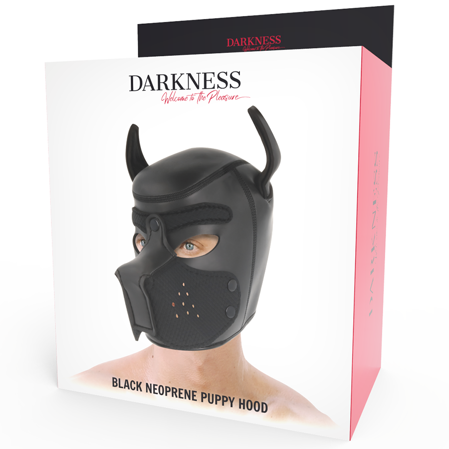 Darkness | Masque Puppy Néoprène | La Métamorphose du Pup