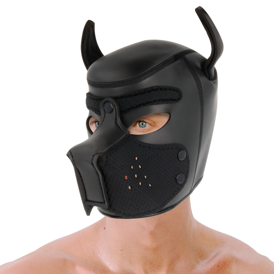 Darkness | Masque Puppy Néoprène | La Métamorphose du Pup