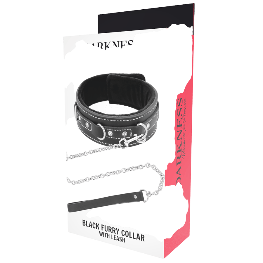 Collier de posture cuir véritable noir Darkness luxe - Détail de l'ingénierie et des matières - MANJOY