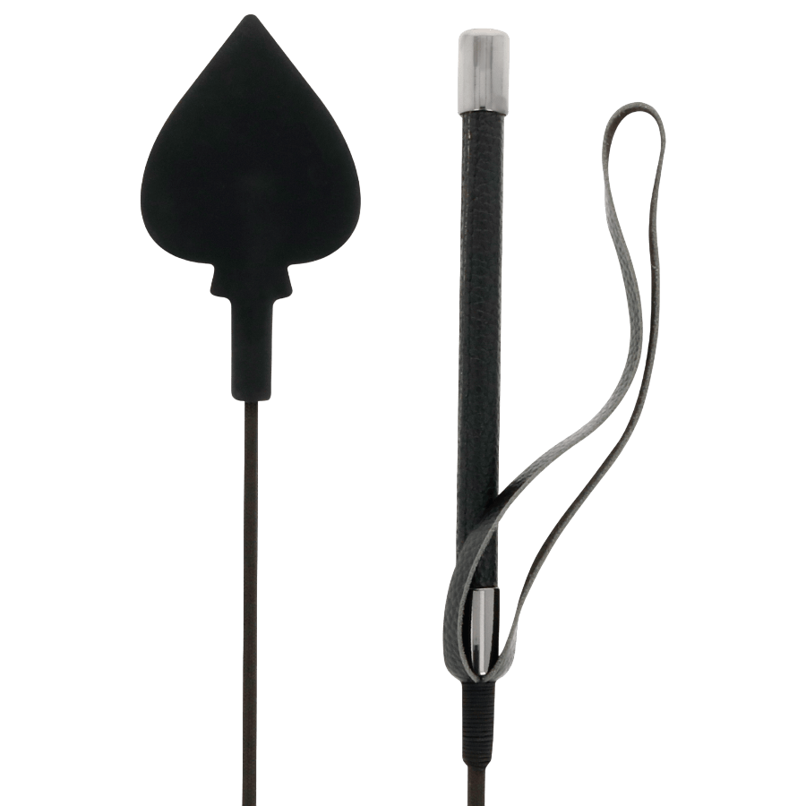 Fouet de bondage silicone noir Darkness luxe - Mise en situation Dark Luxury 1 - MANJOY