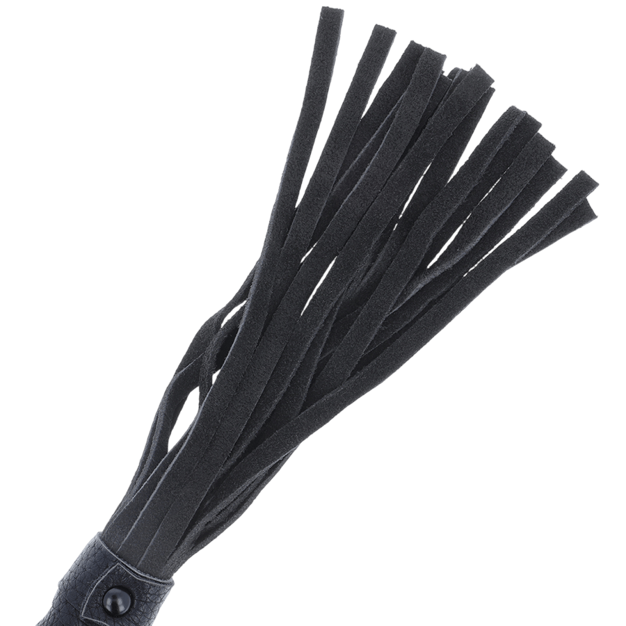 Cravache de bondage noir Darkness impact et sensations - Présentation du coffret luxe - MANJOY