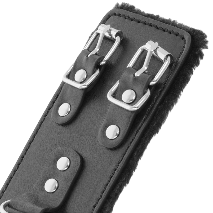 Accessoire poignets doublés confort Darkness - Présentation 2 - MANJOY