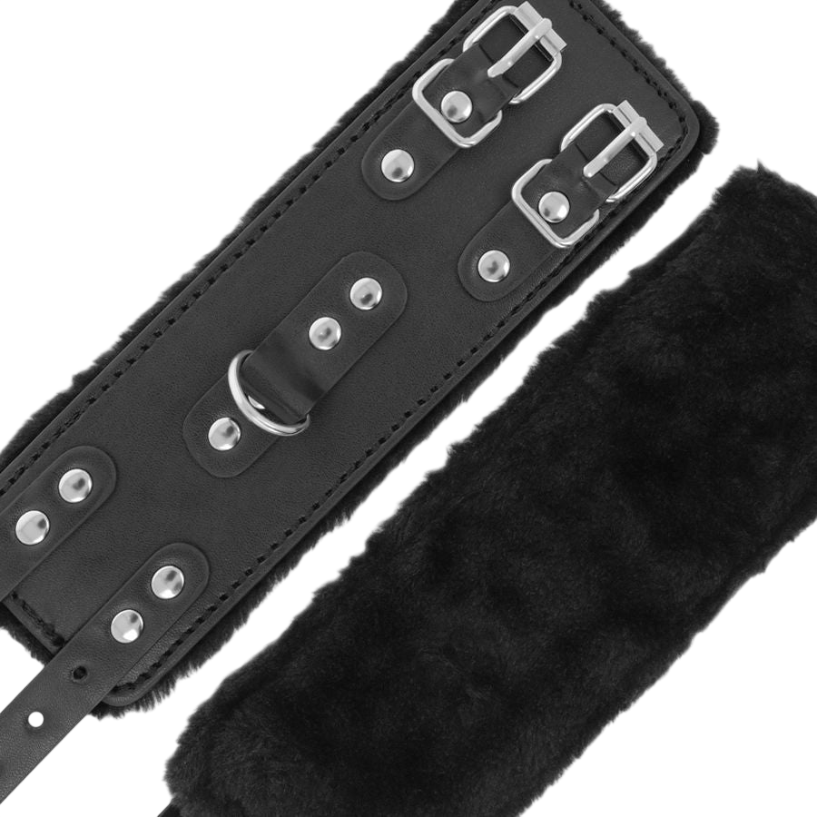 Accessoire poignets doublés confort Darkness - Présentation 1 - MANJOY