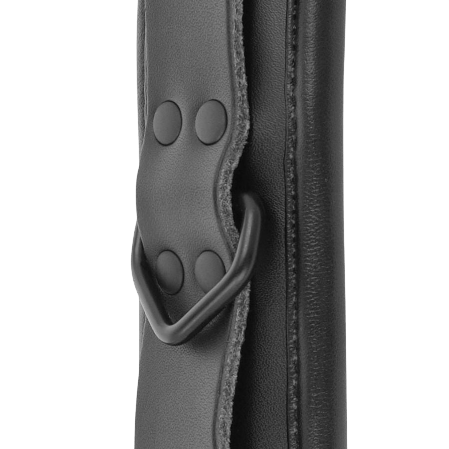 Ensemble bondage cuir noir 3 pièces Darkness - Présentation 12 - MANJOY