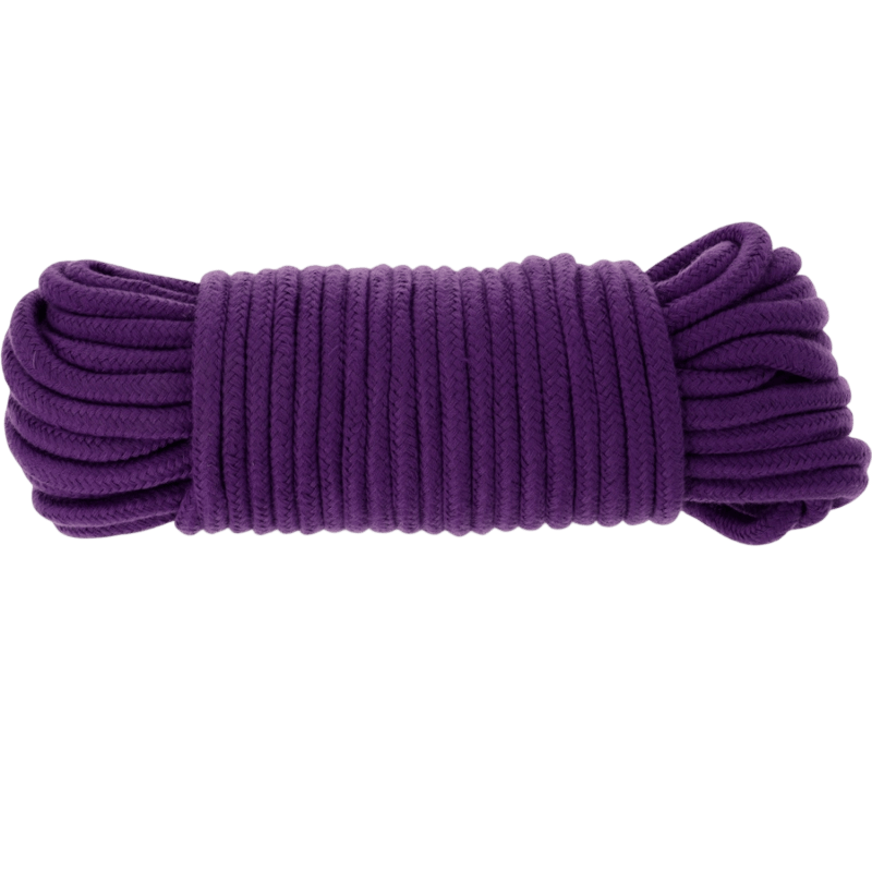 Corde de bondage coton lilas Darkness 20 mètres - Mise en situation Dark Luxury 1 - MANJOY