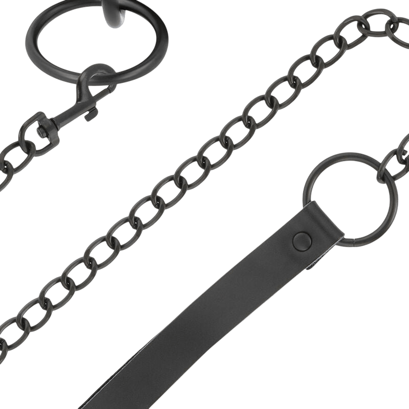 Collier de contrôle néoprène Darkness - Détail texture - MANJOY