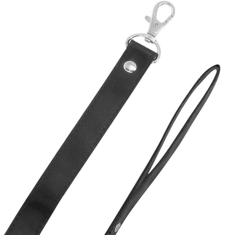 Collier doublé noir avec laisse titane Darkness - Packaging - MANJOY
