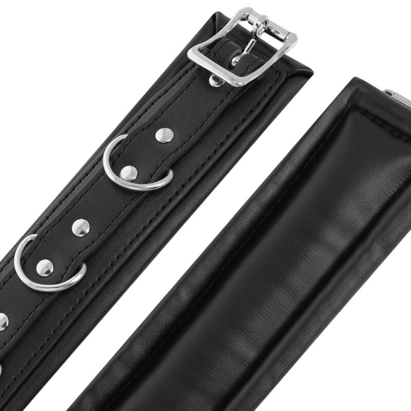 Menottes poignets rembourrées Darkness luxe - Packaging - MANJOY