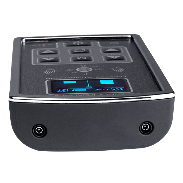 Stimulateur électrostimulation Electrastim AXIS noir luxe - Mise en situation Dark Luxury 3 - MANJOY