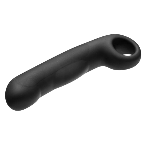 Gode conducteur silicone noir Electrastim Ovid luxe - Présentation du packaging prestige - MANJOY