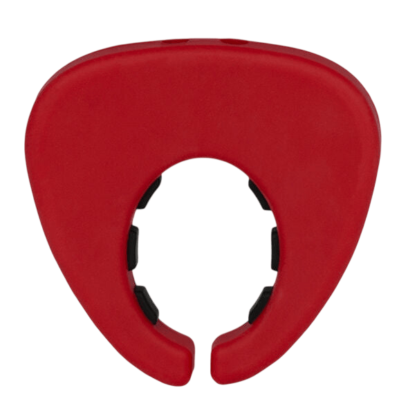 Anneau pénien conducteur Electrastim Viper noir et rouge - Présentation du packaging prestige - MANJOY