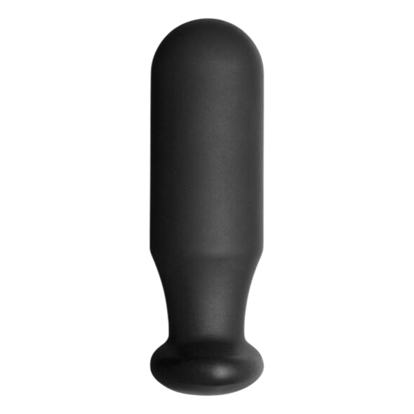 Sonde prostate silicone noir Electrastim Aura luxe - Détail de l'ingénierie et des matières - MANJOY