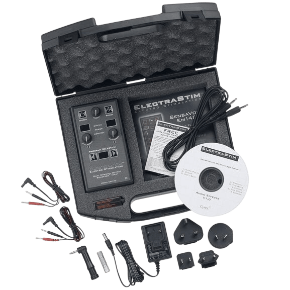 Stimulateur audio-réactif Electrastim SensaVox noir luxe - Vue principale - MANJOY