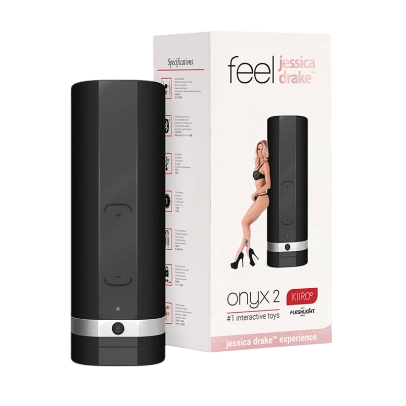 Masturbateur interactif Kiiroo Onyx Jessica Drake - Mise en situation Dark Luxury 6 - MANJOY