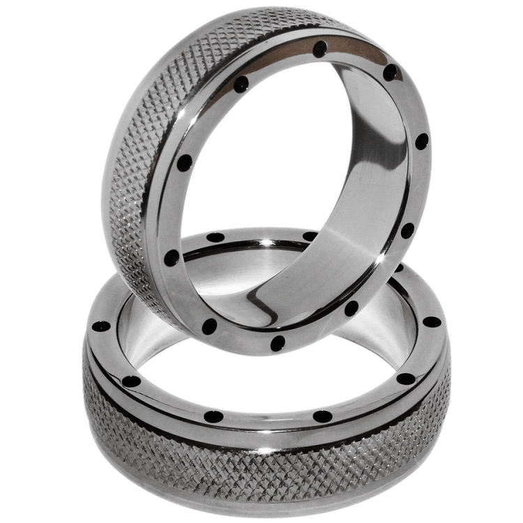 METAL HARD Metal Hard | Anneau 11 Trous Bien-etre masculin premium Manjoy