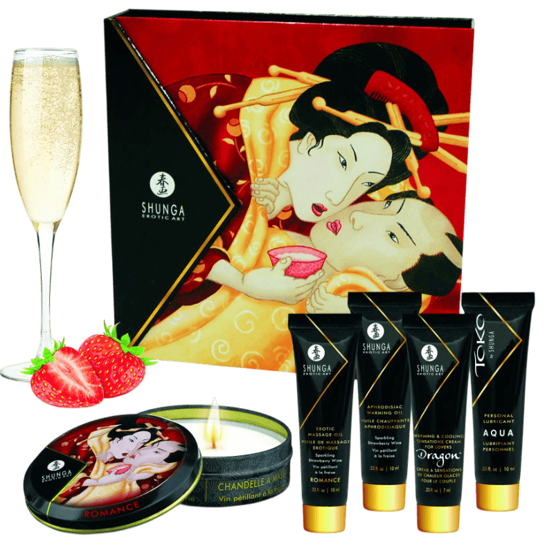 SHUNGA KITS Shunga | Geisha Fraise Bien-etre masculin premium Manjoy