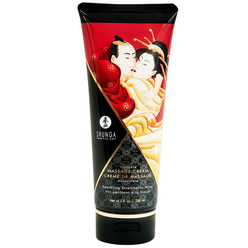 SHUNGA MASSAGE CREAM Shunga | Creme Fraise Bien-etre masculin premium Manjoy